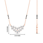 Load image into Gallery viewer, floral-cluster-pear-diamond-3-beads-mangalsutra-pendant-in-mgs10826angle2-nl-rg-hw.jpg?v=1790249562