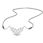 Load image into Gallery viewer, floral-cluster-pear-diamond-3-beads-mangalsutra-pendant-in-white-gold-mgs10826sleep-nl-wg.jpg?v=1790249562