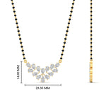 Load image into Gallery viewer, floral-cluster-pear-diamond-mangalsutra-pendant-in-yellow-gold-mgs10826angle2-nl-yg-hw.jpg?v=1790249468