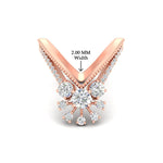 Load image into Gallery viewer, Floral Cluster Round Cut Diamond Vanki Ring