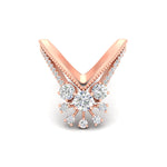 Load image into Gallery viewer, Floral Cluster Round Cut Diamond Vanki Ring