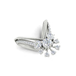 Load image into Gallery viewer, Floral Cluster Round Cut Diamond Vanki Ring