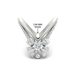 Load image into Gallery viewer, Floral Cluster Round Cut Diamond Vanki Ring