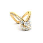 Load image into Gallery viewer, Floral Cluster Round Cut Diamond Vanki Ring
