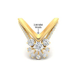 Load image into Gallery viewer, Floral Cluster Round Cut Diamond Vanki Ring