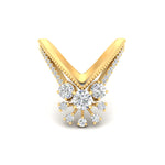 Load image into Gallery viewer, Floral Cluster Round Cut Diamond Vanki Ring