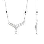 Load image into Gallery viewer, Flower Modern Diamond Mangalsutra