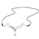 Load image into Gallery viewer, Flower Modern Diamond Mangalsutra