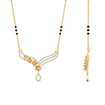 Load image into Gallery viewer, Flower Modern Diamond Mangalsutra