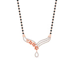 Load image into Gallery viewer, Flower Modern Diamond Mangalsutra