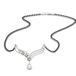 Load image into Gallery viewer, Flower Modern Diamond Mangalsutra