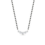 Load image into Gallery viewer, half-carat-five-stone-diamond-mangalsutra-necklace-in-white-gold-mgs11130angle1-0.50ct-nl-wg.jpg?v=1777281290