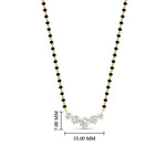 Load image into Gallery viewer, half-carat-five-stone-diamond-mangalsutra-necklace-in-yellow-gold-mgs11130angle1-0.50ct-nl-yg-hw.jpg?v=1777281290