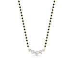Load image into Gallery viewer, half-carat-five-stone-diamond-mangalsutra-necklace-in-yellow-gold-mgs11130angle1-0.50ct-nl-yg.jpg?v=1777281290