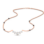 Load image into Gallery viewer, half-carat-five-stone-diamond-spaced-out-mangalsutra-necklace-in-rose-gold-mgs11130sleep-0.50ct-nl-rg.jpg?v=1777281115
