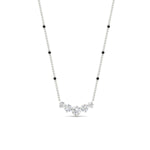 Load image into Gallery viewer, half-carat-five-stone-diamond-spaced-out-mangalsutra-necklace-in-white-gold-mgs11130angle1-0.50ct-nl-wg.jpg?v=1777281115