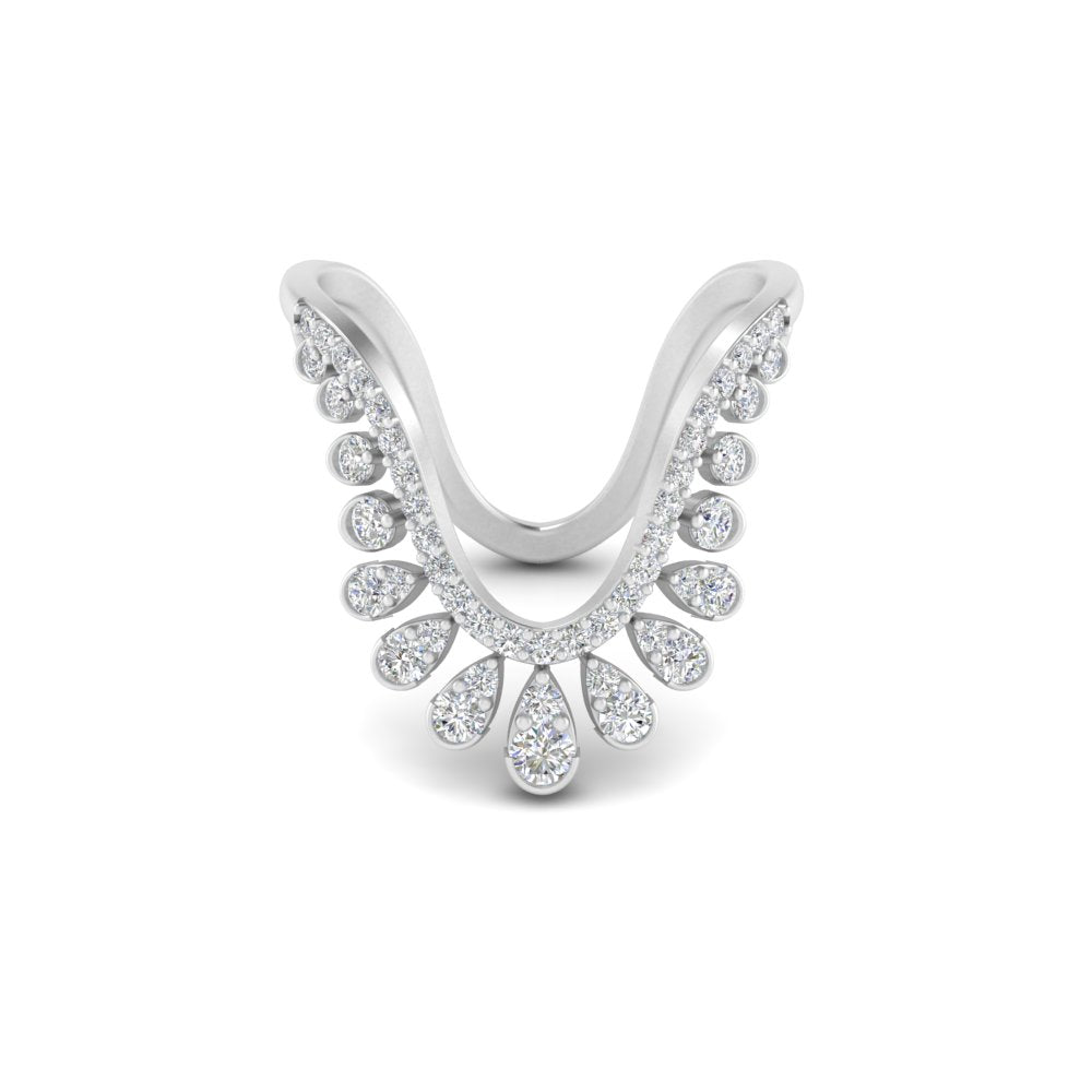 Half Carat Floral Vanki Diamond Ring