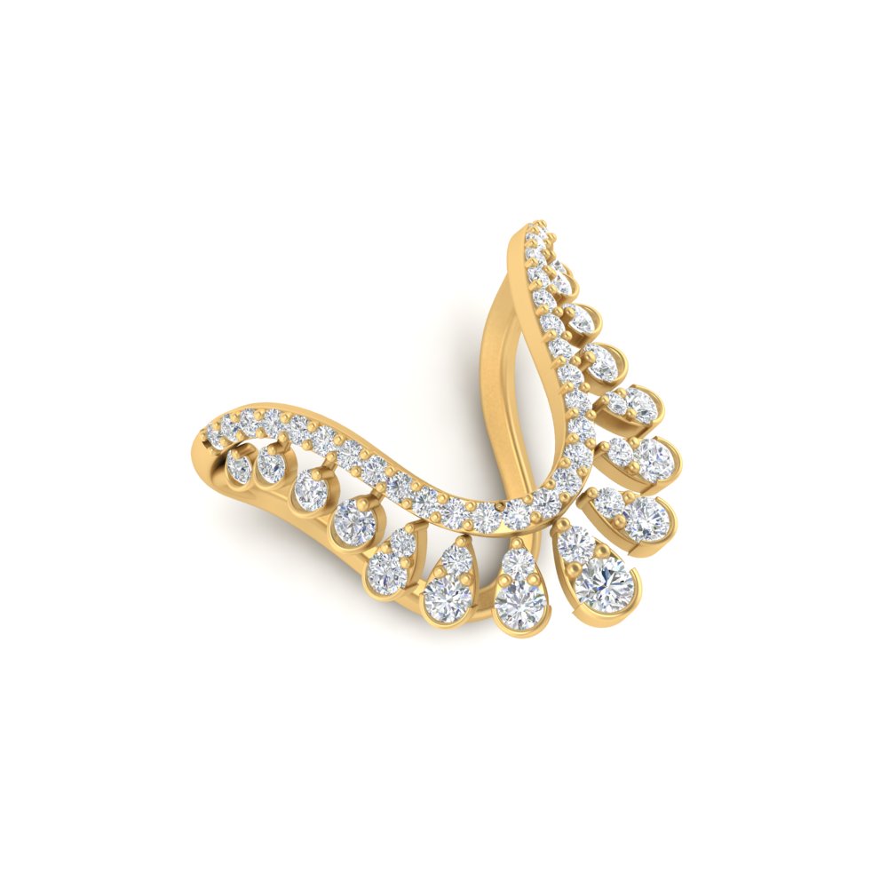 Half Carat Floral Vanki Diamond Ring