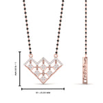 Load image into Gallery viewer, Half Carat Geometric Diamond Mangalsutra
