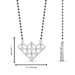 Load image into Gallery viewer, Half Carat Geometric Diamond Mangalsutra