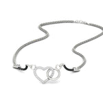Load image into Gallery viewer, Heart Circle Diamond Mangalsutra
