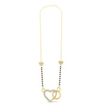Load image into Gallery viewer, Heart Circle Diamond Mangalsutra
