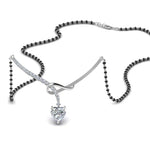 Load image into Gallery viewer, Heart Diamond Drop Mangalsutra Pendant