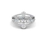 Load image into Gallery viewer, Illusion Set Pear Diamond Cocktail Diamond Ring