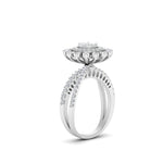 Load image into Gallery viewer, Illusion Set Round Solitaire Diamond Engagement Ring