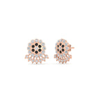 Load image into Gallery viewer, Impon Floral Stud Diamond Earrings
