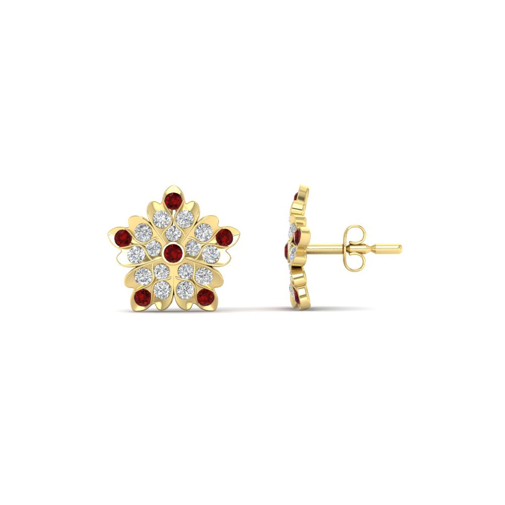 Impon Diamond Stud Earring For Daily Wear