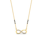 Load image into Gallery viewer, Infinity Diamond Mangalsutra Necklace