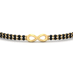 Load image into Gallery viewer, nfinity-design-mens-black-bead-mangalsutra-bracelet-in-yellow-gold-mgsmbrc11841angle5-nl-yg.jpg?v=1789015536