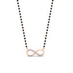 Load image into Gallery viewer, Infinity Diamond Mangalsutra Necklace