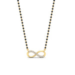 Load image into Gallery viewer, Infinity Diamond Mangalsutra Necklace