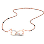 Load image into Gallery viewer, Infinity Diamond Mangalsutra Necklace