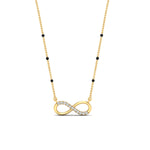 Load image into Gallery viewer, Infinity Diamond Mangalsutra Necklace