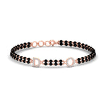 Load image into Gallery viewer, Initial Mens Diamond Mangalsutra Bracelet