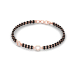 Load image into Gallery viewer, Initial Mens Diamond Mangalsutra Bracelet