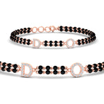 Load image into Gallery viewer, Initial Mens Diamond Mangalsutra Bracelet