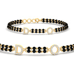 Load image into Gallery viewer, Initial Mens Diamond Mangalsutra Bracelet