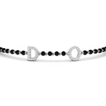 Load image into Gallery viewer, Initial Mens Diamond Mangalsutra Bracelet