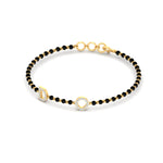 Load image into Gallery viewer, Initial Mens Diamond Mangalsutra Bracelet