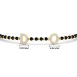Load image into Gallery viewer, Initial Mens Diamond Mangalsutra Bracelet