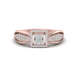 Load image into Gallery viewer, Invisible Set Princess Cut Diamond Ring
