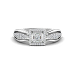 Load image into Gallery viewer, Invisible Set Princess Cut Diamond Ring
