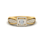 Load image into Gallery viewer, Invisible Set Princess Cut Diamond Ring
