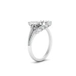 Load image into Gallery viewer, Invisible Set Solitaire Diamond Engagement Ring
