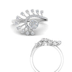 Load image into Gallery viewer, Invisible Set Solitaire Diamond Engagement Ring
