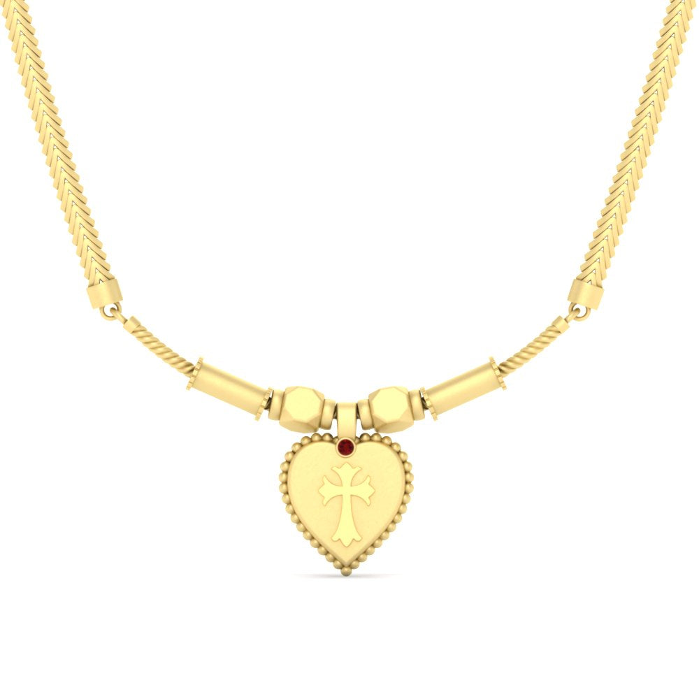 Jewelry Christian Cross Thali Set